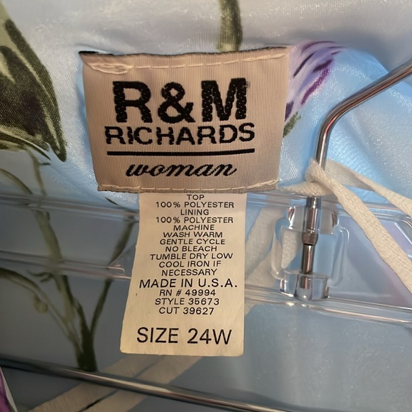 R&M Richards Floral Top and Skirt - Picture 4 of 4